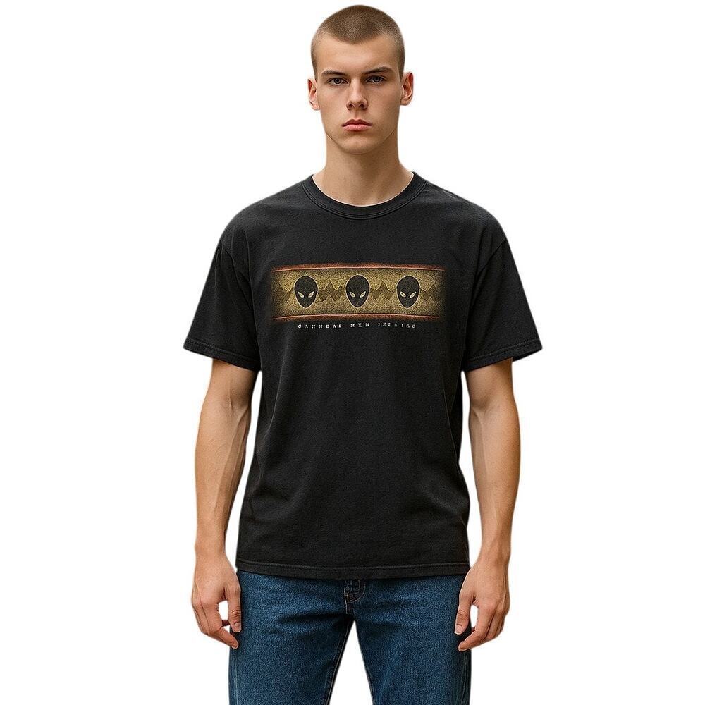 Vintage Roswell New Mexico Alien Graphic T-Shirt Black XL Anvil